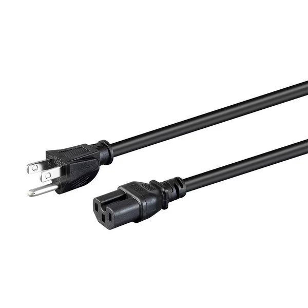 Heavy Duty Power Cord - NEMA 5-15P to IEC 60320 C15_ 14AWG_ 15A/1875W_, Monoprice, Mfr#: 40069